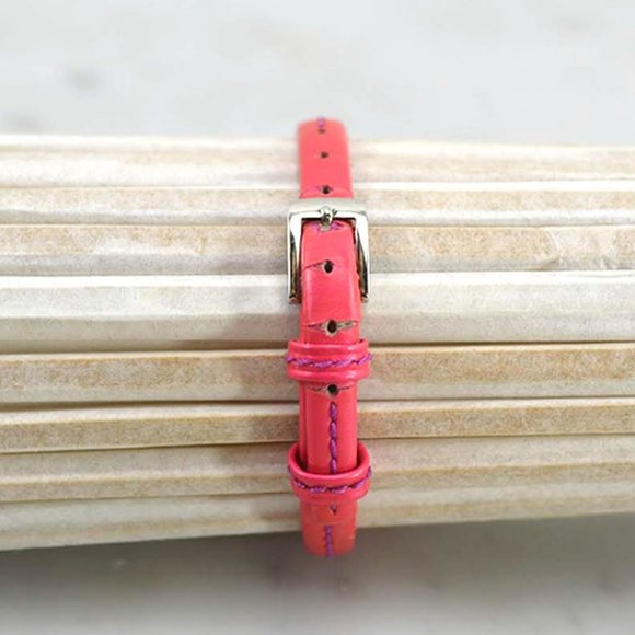 Coach Mini Leather Strap Watch #163-7 - Picture 3 of 4